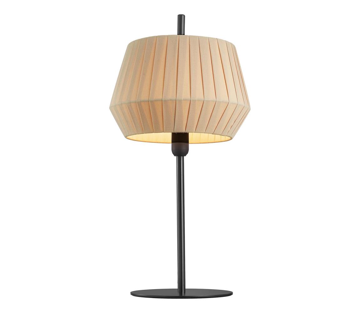 Nordlux - Lampa stołowa DICTE 1xE14/40W/230V beżowy/czarny