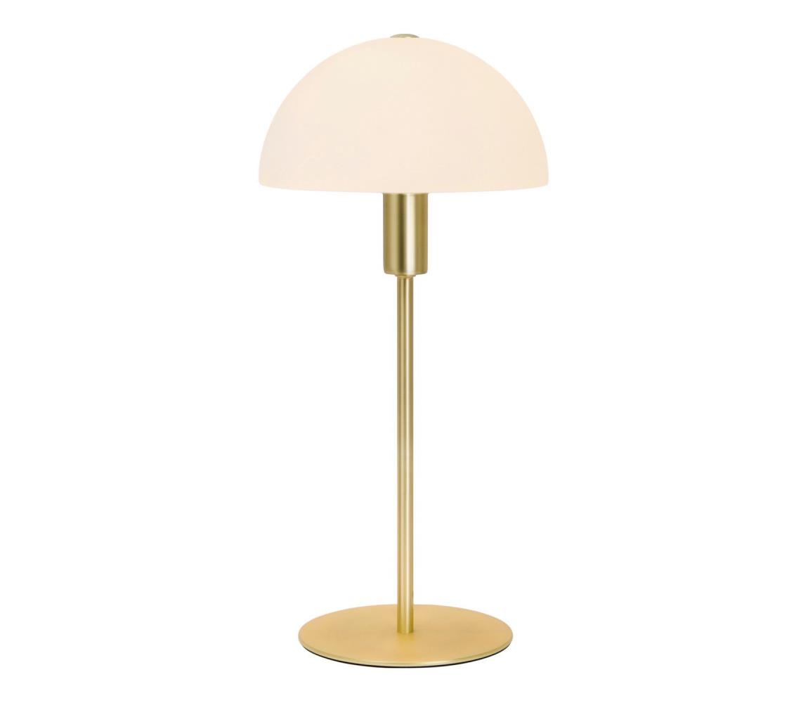 Nordlux - Lampa stołowa ELLEN 1xE14/40W/230V złota/biała
