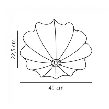 Nordlux - Lampa sufitowa AERON 1xE27/40W/230V śr. 40 cm