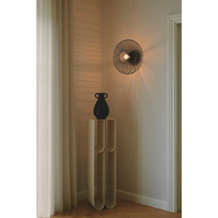 Nordlux - Lampa sufitowa BERONI 1xE27/60W/230V Ø 40,3 cm czarna