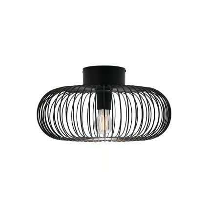 Nordlux - Lampa sufitowa BERONI 1xE27/60W/230V Ø 40,3 cm czarna