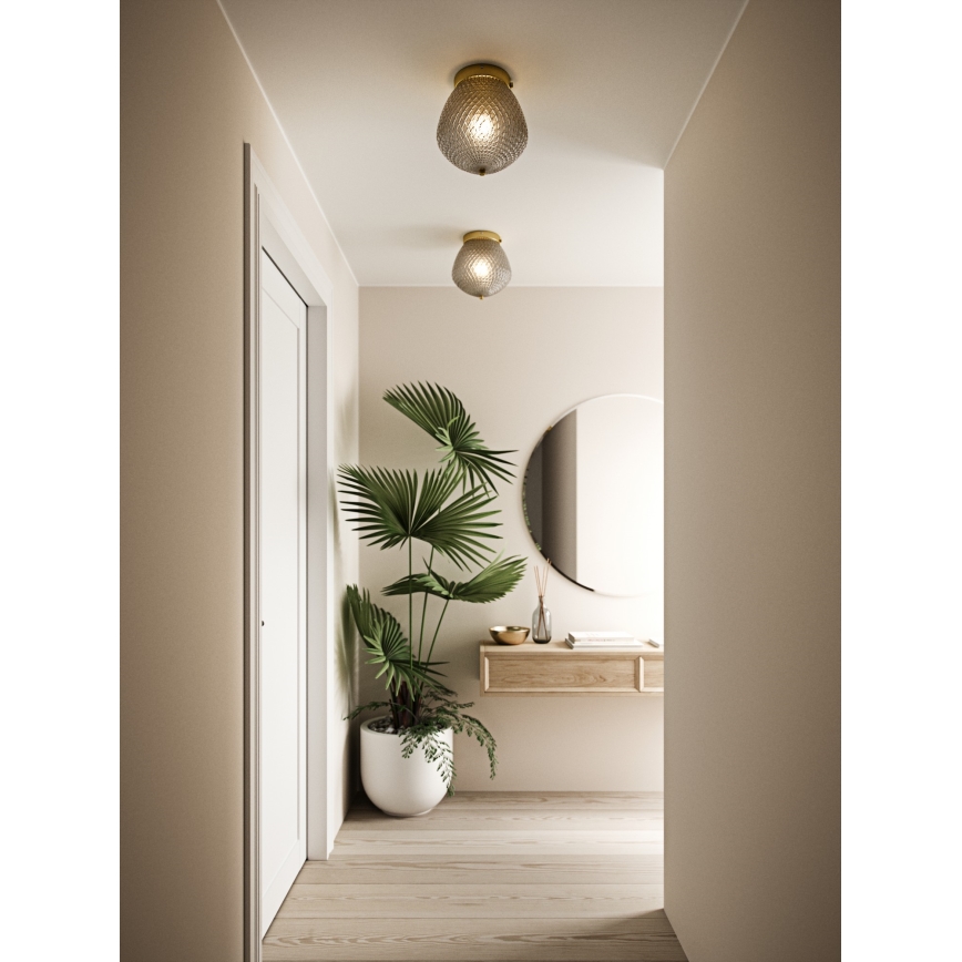 Nordlux - Lampa sufitowa ORBIFORM 1xE27/40W/230V złota