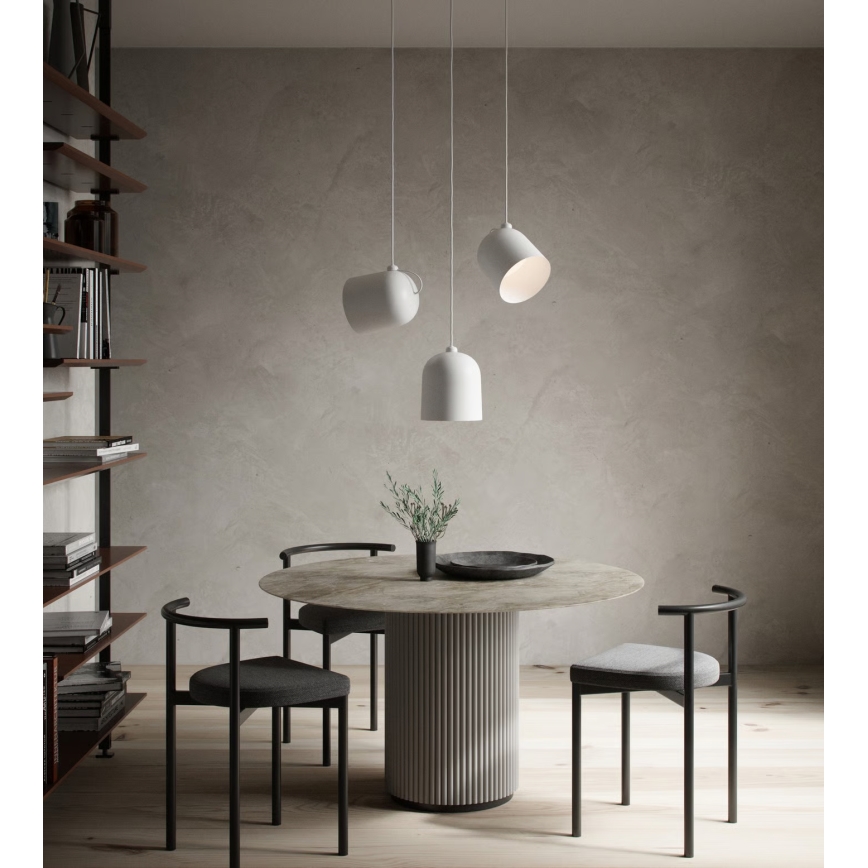 Nordlux - Lampa wisząca ANGLE na przewodzie 1xE27/25W/230V biała