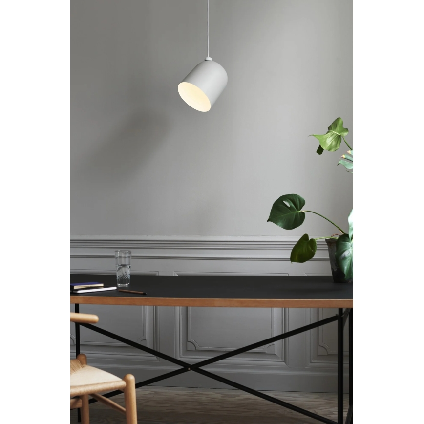 Nordlux - Lampa wisząca ANGLE na przewodzie 1xE27/25W/230V biała