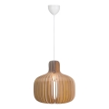 Nordlux - Lampa wisząca HAZO na przewodzie 1xE27/60W/230V beżowa