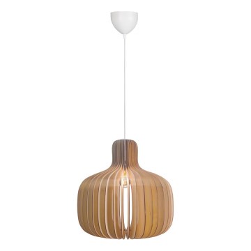 Nordlux - Lampa wisząca HAZO na przewodzie 1xE27/60W/230V beżowa
