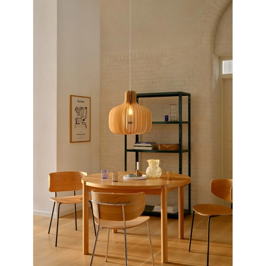 Nordlux - Lampa wisząca HAZO na przewodzie 1xE27/60W/230V beżowa