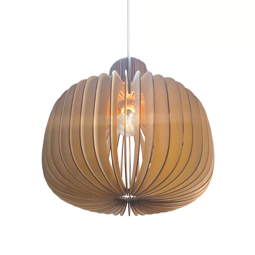 Nordlux - Lampa wisząca HAZO na przewodzie 1xE27/60W/230V beżowa