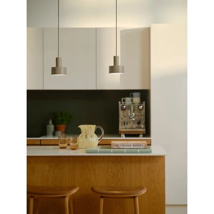 Nordlux - Lampa wisząca MATIS 1xE27/40W/230V brązowa
