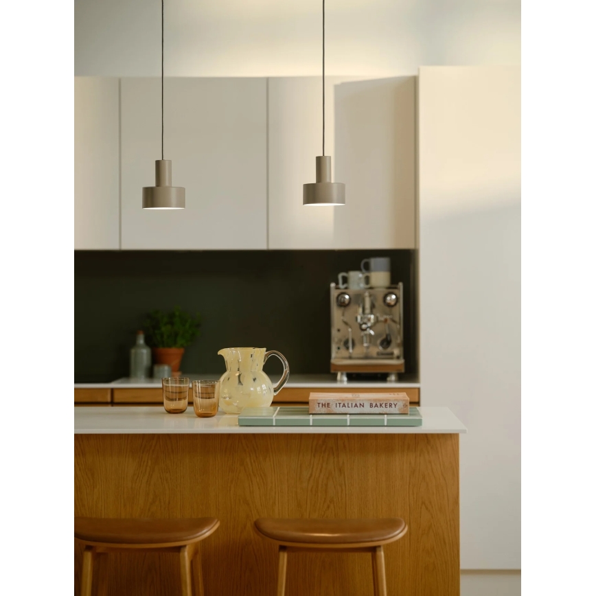 Nordlux - Lampa wisząca MATIS 1xE27/40W/230V brązowa