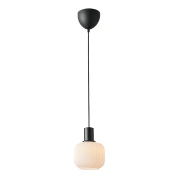 Nordlux - Lampa wisząca MILFORD na przewodzie 1xE27/40W/230V czarna