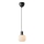 Nordlux - Lampa wisząca MILFORD na przewodzie 1xE27/40W/230V czarna