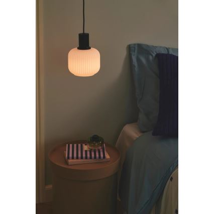 Nordlux - Lampa wisząca MILFORD na przewodzie 1xE27/40W/230V czarna