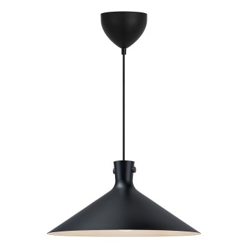 Nordlux - Lampa wisząca na lince DORINA 1xE27/60W/230V czarna