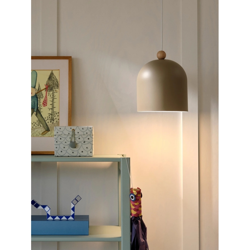 Nordlux - Lampa wisząca na lince GASTON 1xE27/40W/230V beżowa