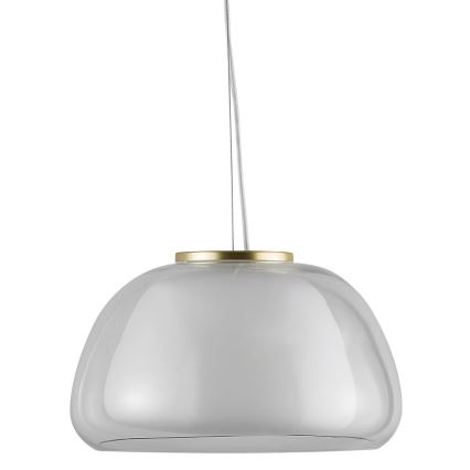 Nordlux - Lampa wisząca na lince JELLY 1xE27/40W/230V biała/przezroczysta śr. 39 cm
