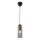 Nordlux - Lampa wisząca na lince MIELLA 1xE27/25W/230V przydymiona