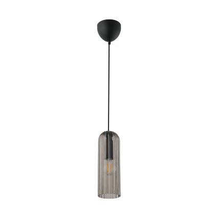 Nordlux - Lampa wisząca na lince MIELLA 1xE27/25W/230V przydymiona