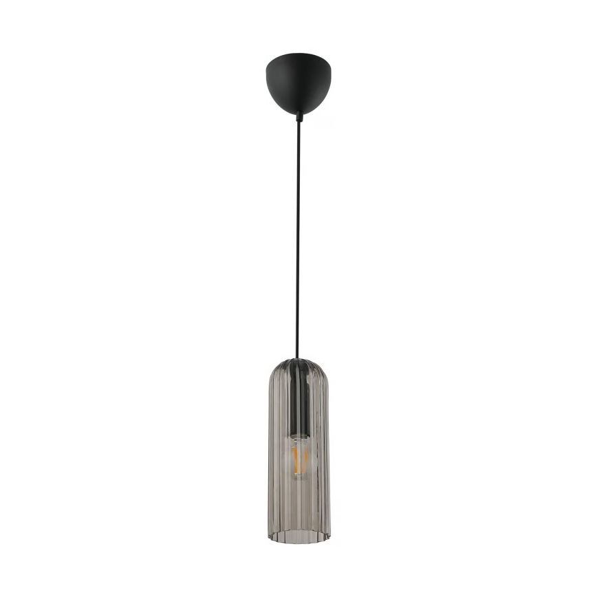 Nordlux - Lampa wisząca na lince MIELLA 1xE27/25W/230V przydymiona