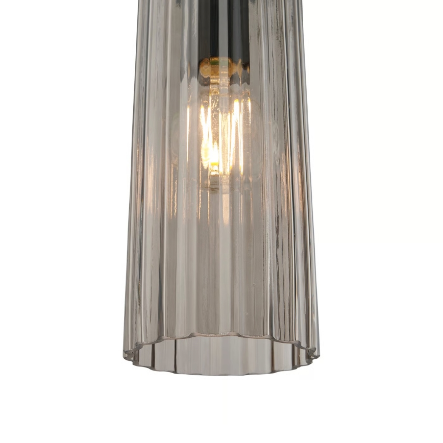 Nordlux - Lampa wisząca na lince MIELLA 1xE27/25W/230V przydymiona