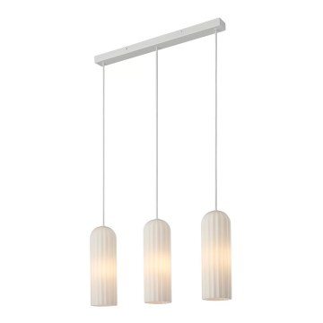 Nordlux - Lampa wisząca na lince MIELLA 3xE27/25W/230V biała