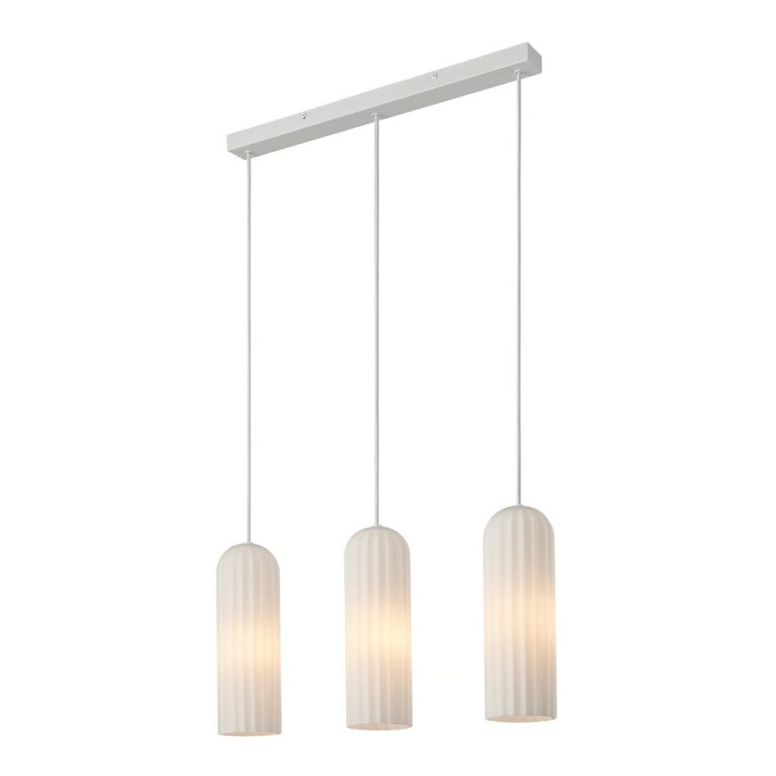 Nordlux - Lampa wisząca na lince MIELLA 3xE27/25W/230V biała