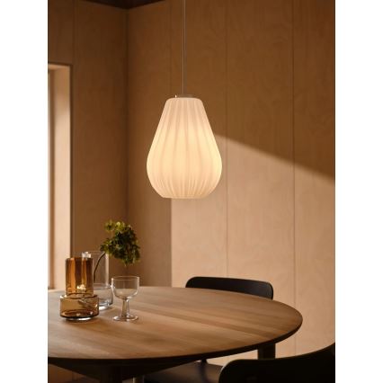 Nordlux - Lampa wisząca na lince SALLINO 1xE27/15W/230V Ø 24 cm biała