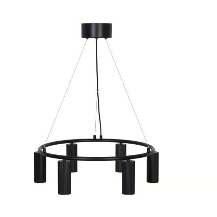 Nordlux - Lampa wisząca na lince VICO 6xGU10/5W/230V czarna