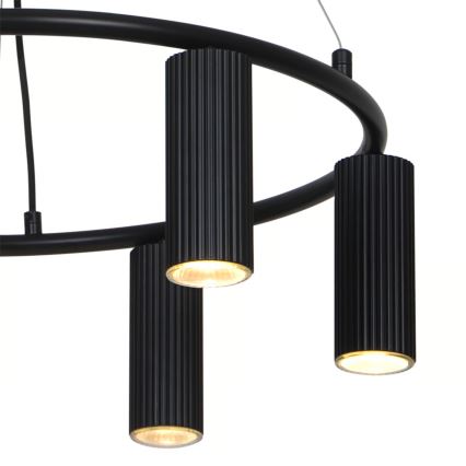 Nordlux - Lampa wisząca na lince VICO 6xGU10/5W/230V czarna