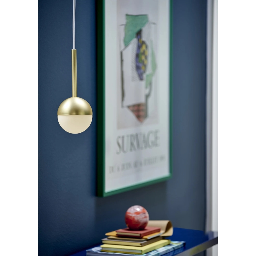 Nordlux - Lampa wisząca na linkę CONTINA 1xG9/5W/230V mosiądz