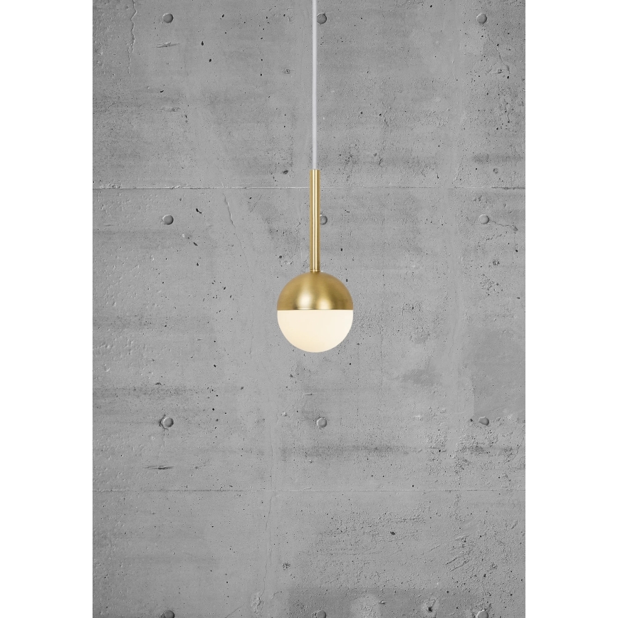 Nordlux - Lampa wisząca na linkę CONTINA 1xG9/5W/230V mosiądz
