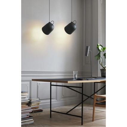 Nordlux - Lampa wisząca na przewodzie ANGLE 1xE27/25W/230V czarna