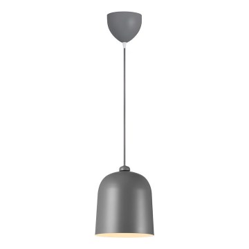 Nordlux - Lampa wisząca na przewodzie ANGLE 1xE27/25W/230V szara