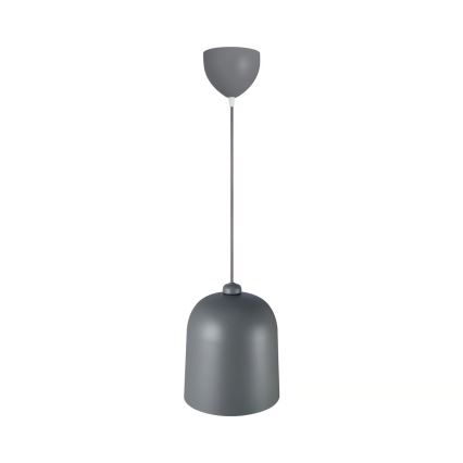 Nordlux - Lampa wisząca na przewodzie ANGLE 1xE27/25W/230V szara