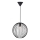 Nordlux - Lampa wisząca na przewodzie BERONI 1xE27/60W/230V czarna