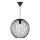 Nordlux - Lampa wisząca na przewodzie BERONI 1xE27/60W/230V czarna