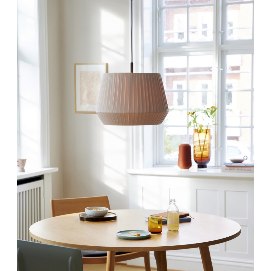 Nordlux - Lampa wisząca na przewodzie DICTE 1xE27/60W/230V śr. 40 cm beżowa