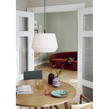 Nordlux - Lampa wisząca na przewodzie DICTE 1xE27/60W/230V śr. 40 cm biała