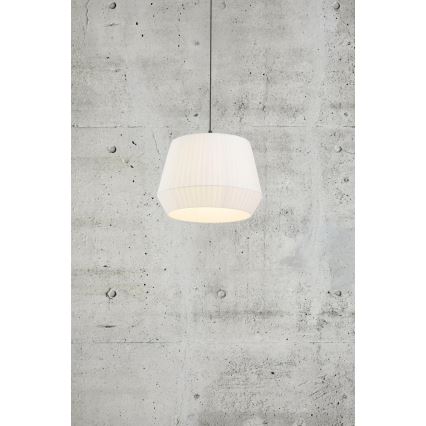Nordlux - Lampa wisząca na przewodzie DICTE 1xE27/60W/230V śr. 40 cm biała
