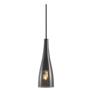 Nordlux - Lampa wisząca na przewodzie EMBLA 1xE27/40W/230V dymiona/czarna