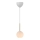 Nordlux - Lampa wisząca na przewodzie FRANCA 1xE14/40W/230V biała