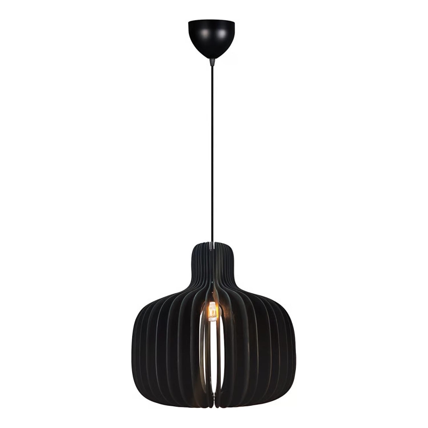 Nordlux - Lampa wisząca na przewodzie HAZO 1xE27/60W/230V czarna