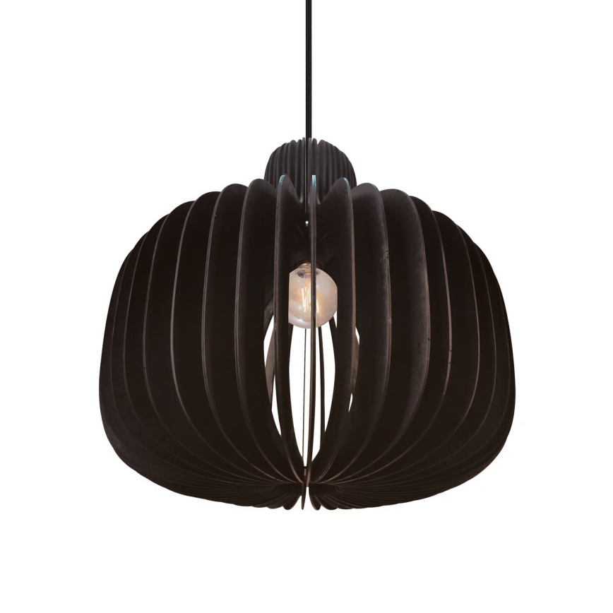 Nordlux - Lampa wisząca na przewodzie HAZO 1xE27/60W/230V czarna