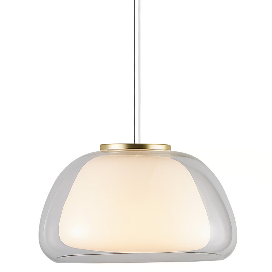Nordlux - Lampa wisząca na przewodzie JELLY 1xE27/40W/230V biały/przezroczysty