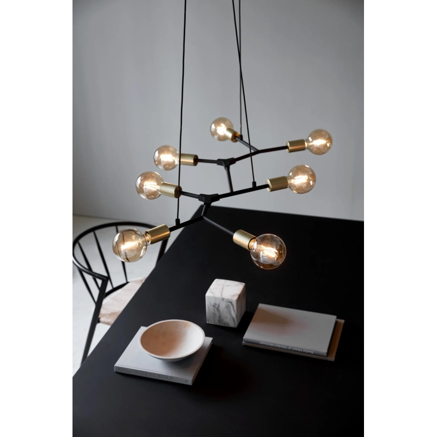 Nordlux - Lampa wisząca na przewodzie JOSEFINE 7xE27/60W/230V