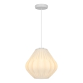 Nordlux - Lampa wisząca na przewodzie MALUCA 1xE27/15W/230V Ø 29 cm biała