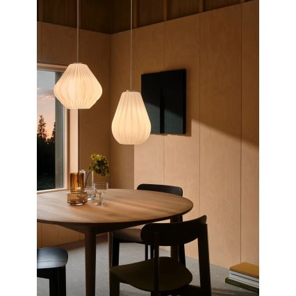 Nordlux - Lampa wisząca na przewodzie MALUCA 1xE27/15W/230V Ø 29 cm biała