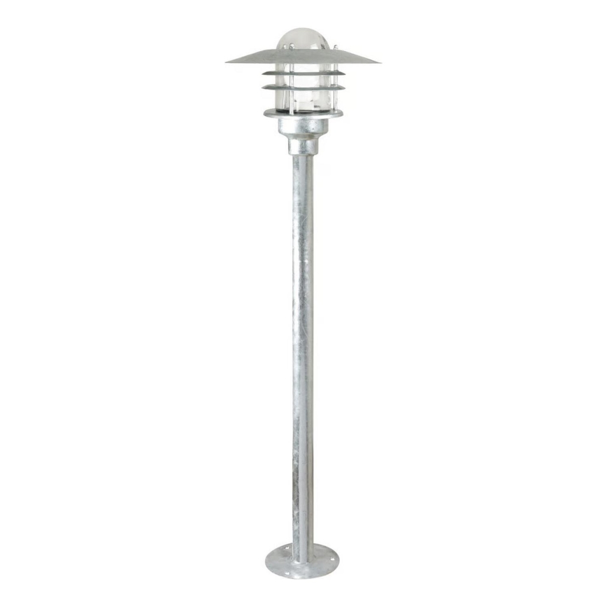 Nordlux - Lampa zewnętrzna AGGER 1xE27/60W/230V IP54 srebrna