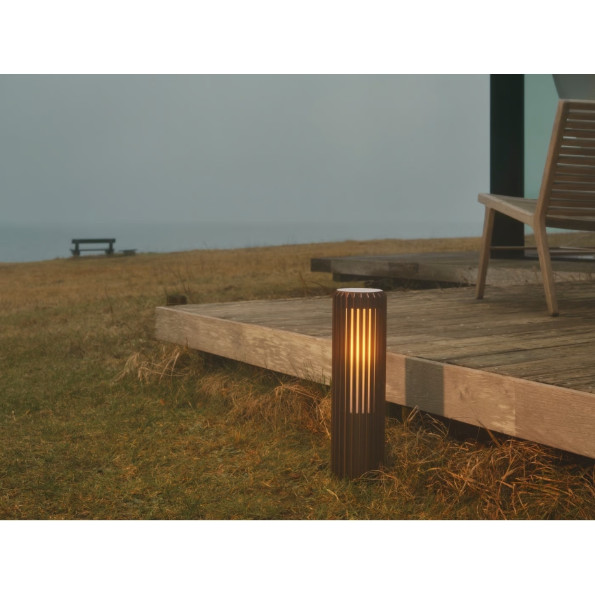 Nordlux - Lampa zewnętrzna ALUDRA 1xE27/15W/230V IP44 brązowy 45,4 cm