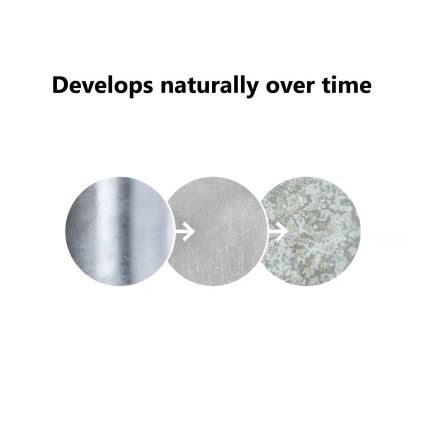 Nordlux - Lampa zewnętrzna BLOKHUS 1xE27/60W/230V IP54, srebrna, 92 cm